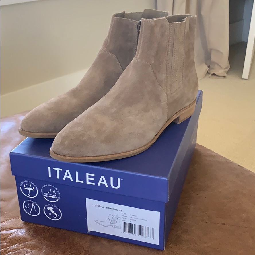 Italeau Lunella Tortora Handmade In Italy